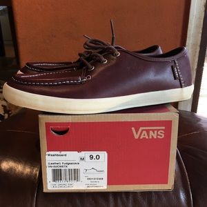 Vans Washboard Box Brown 9 Mens Boat